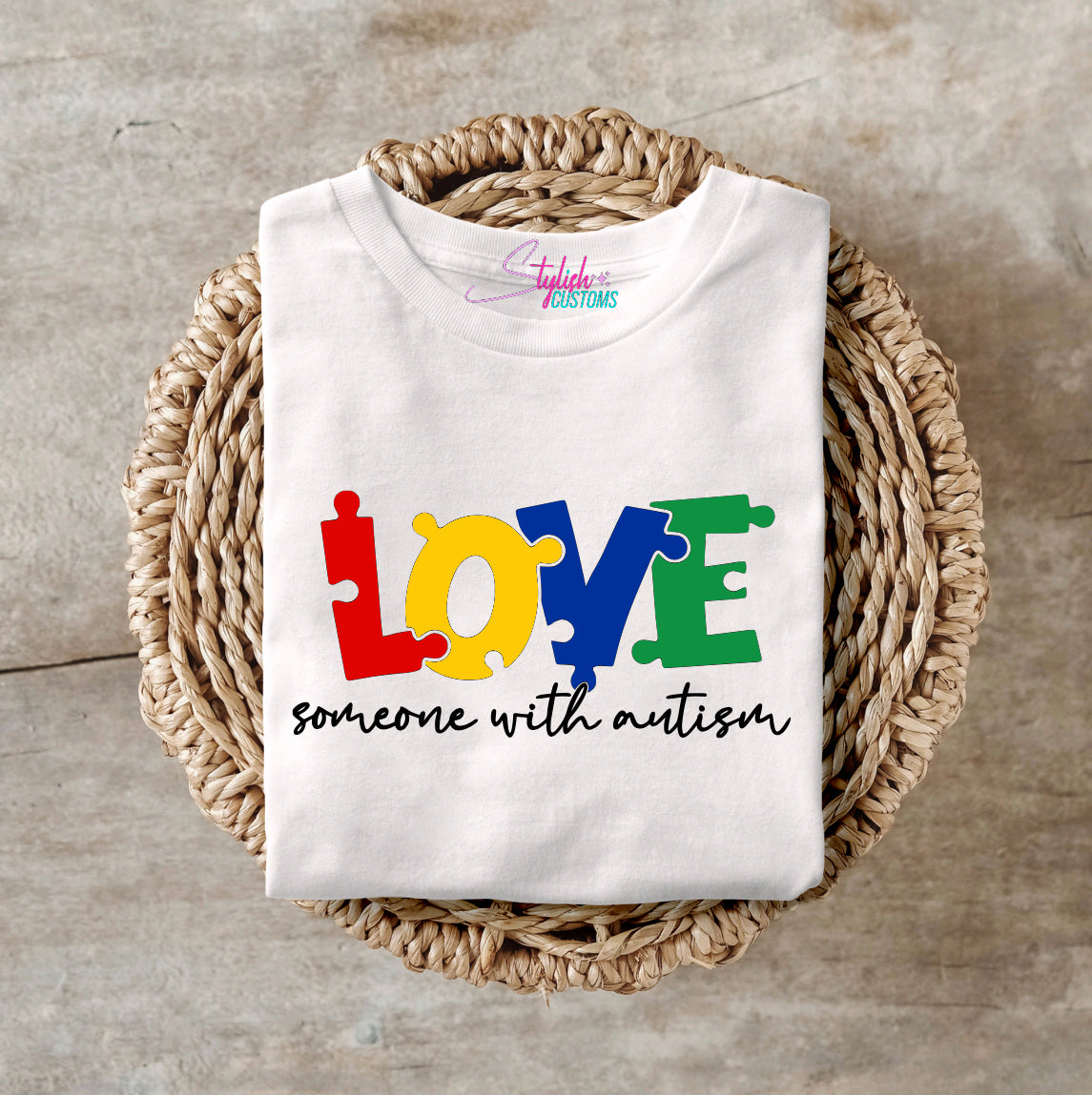 Love someone Autism UNISEX T-shirt