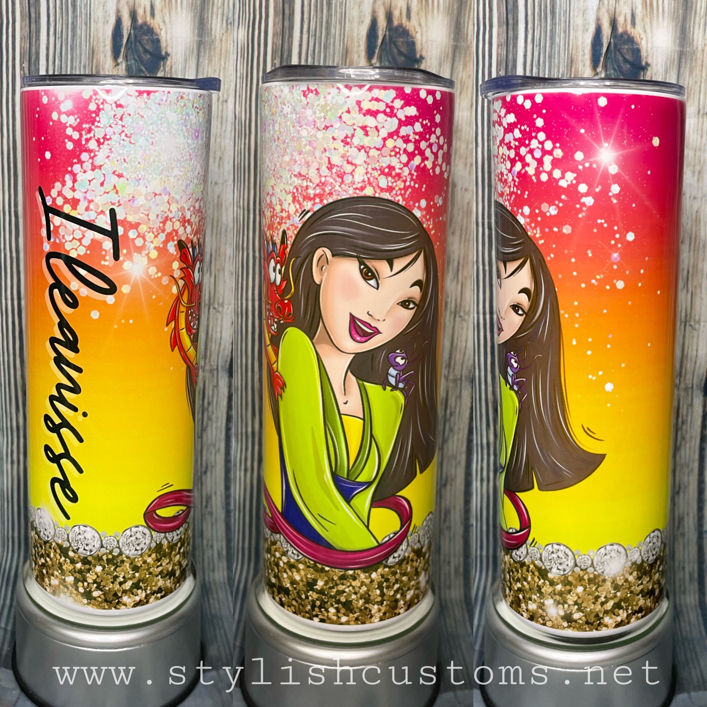 Mulan 20oz Insulado “Skinny Tumbler”