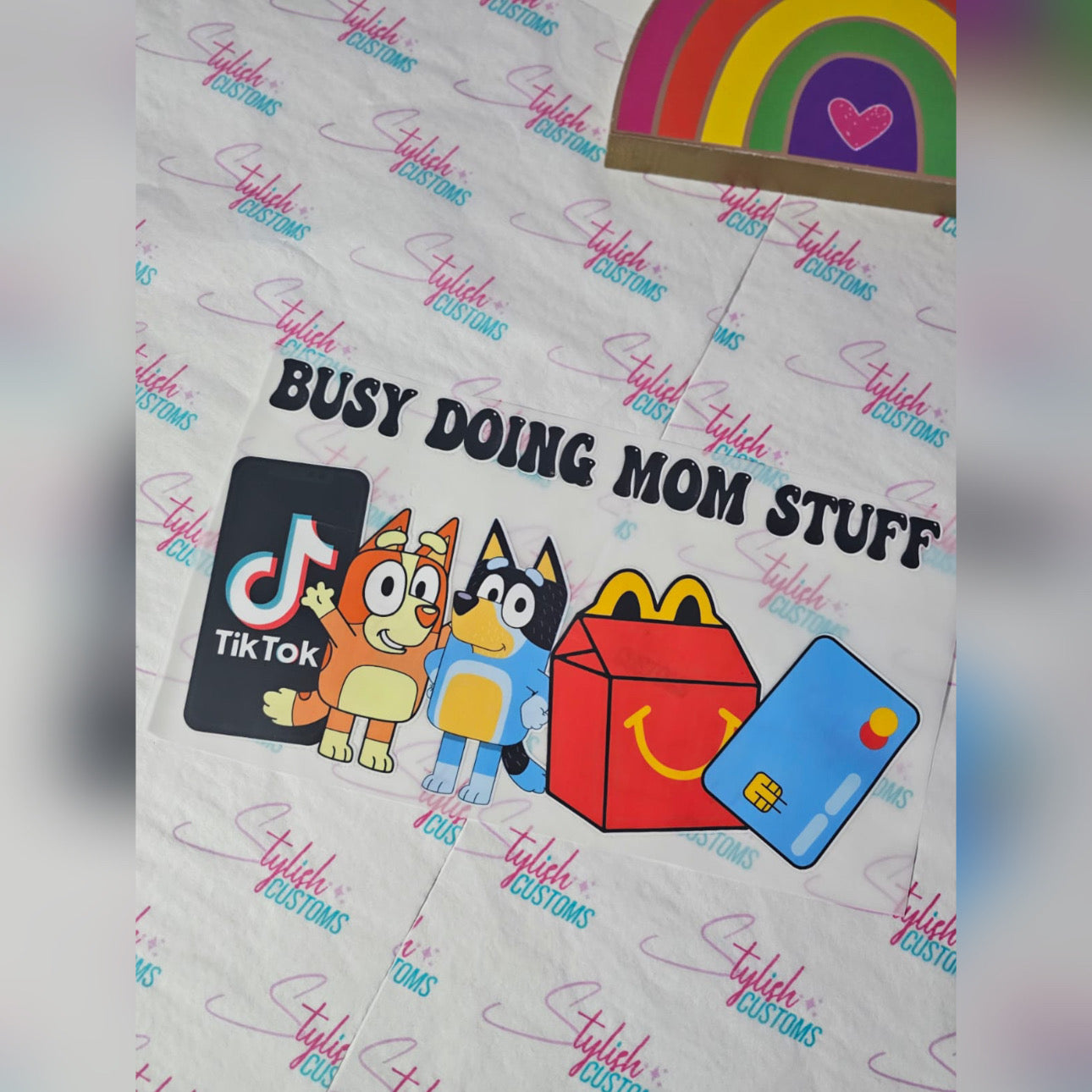 Busy doing mom stuff TikTok