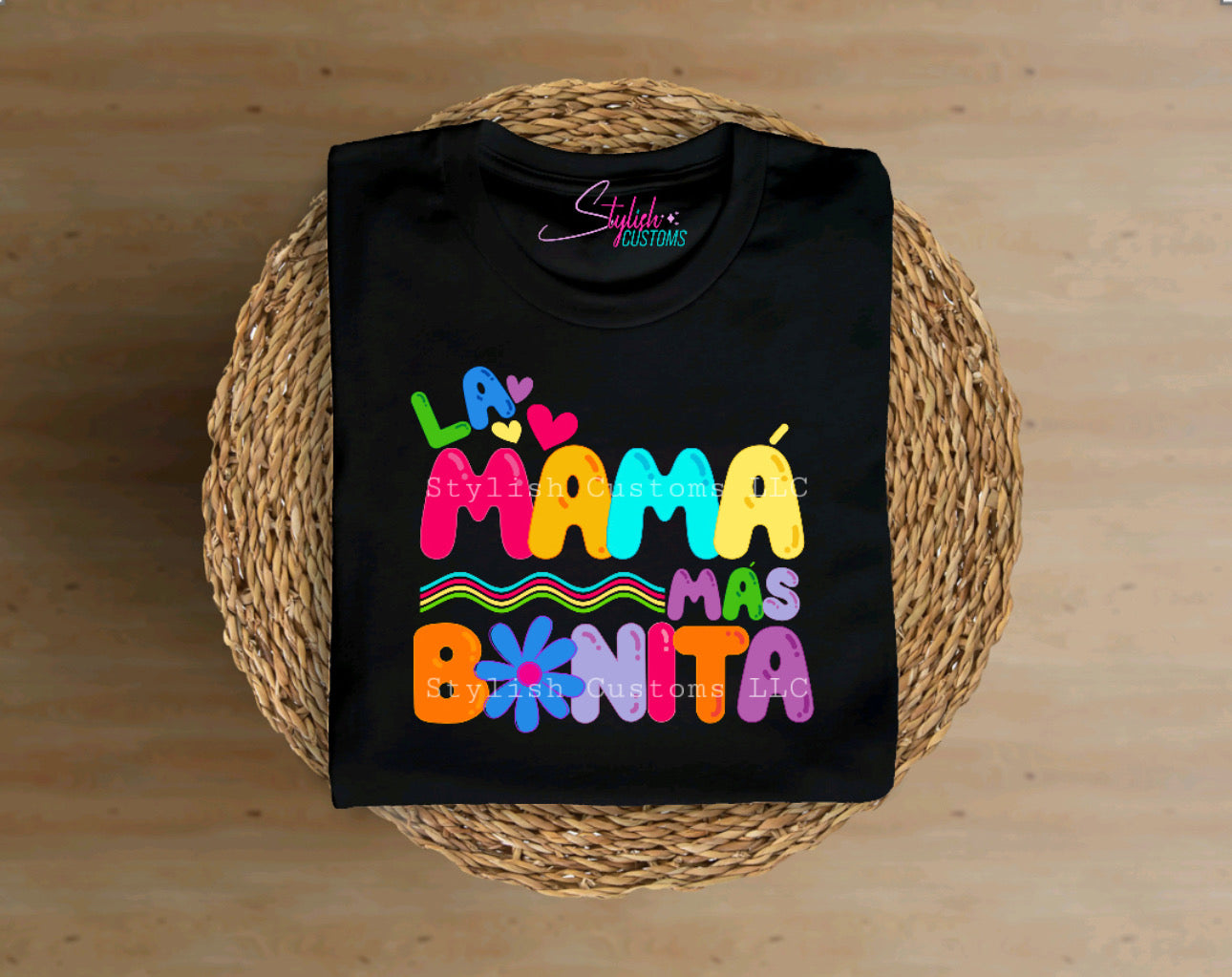 La mamá mas bonita UNISEX T-shirt