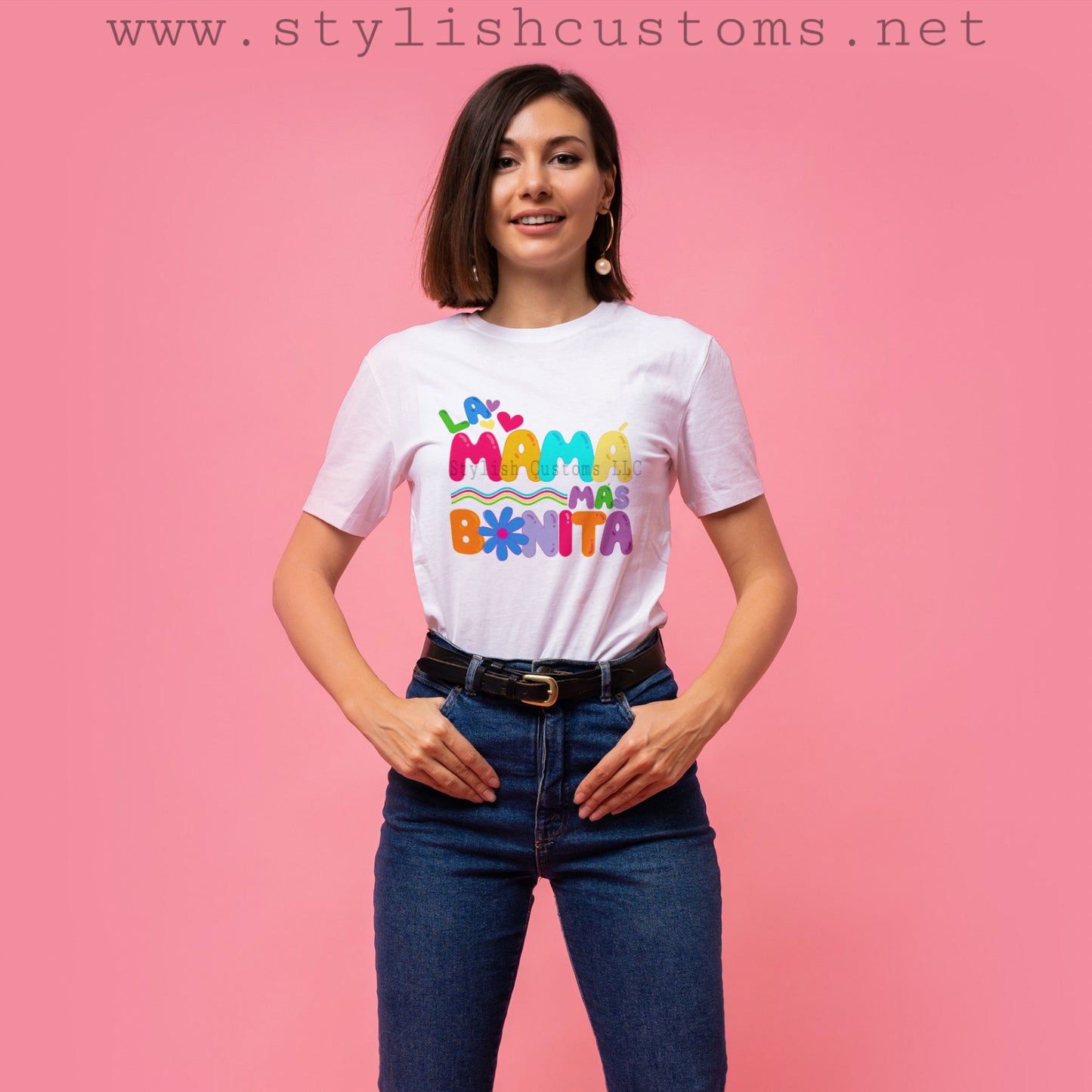 La mamá mas bonita UNISEX T-shirt