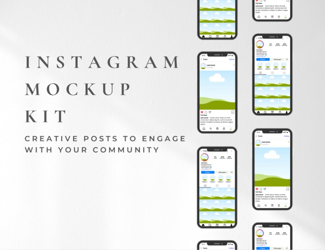 Instagram Mockup Kit