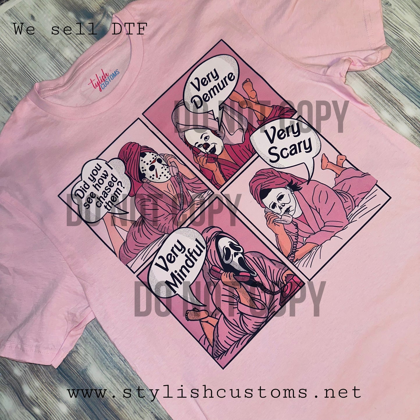 Pink Horror Demure Tshirt