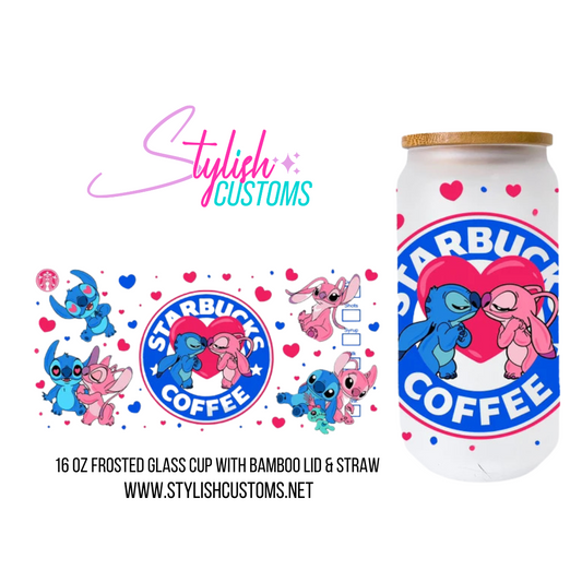 Stitch starbucks 16oz Cup