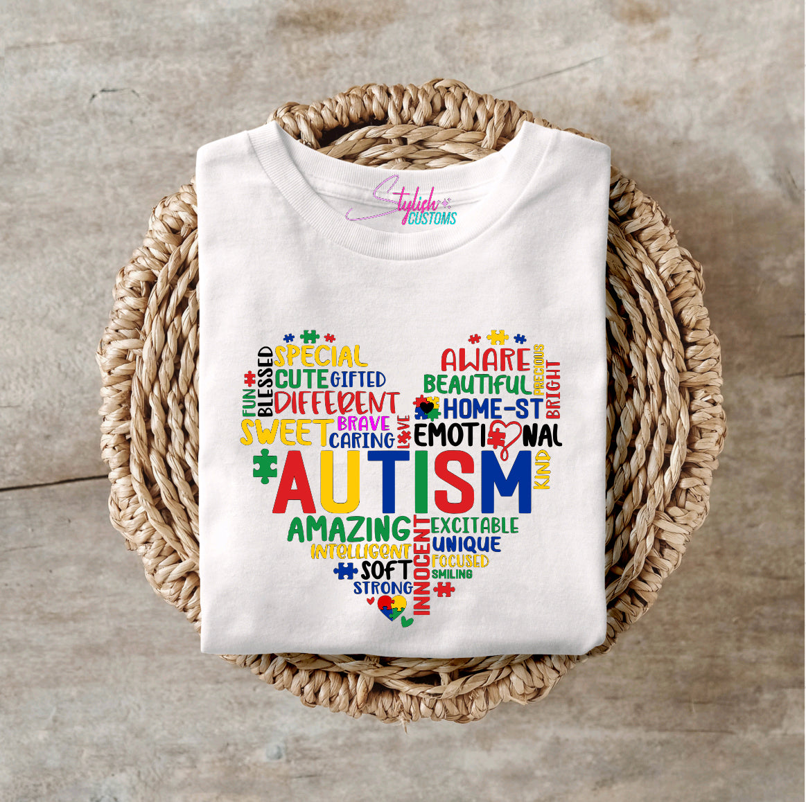 Heart Autism UNISEX T-shirt