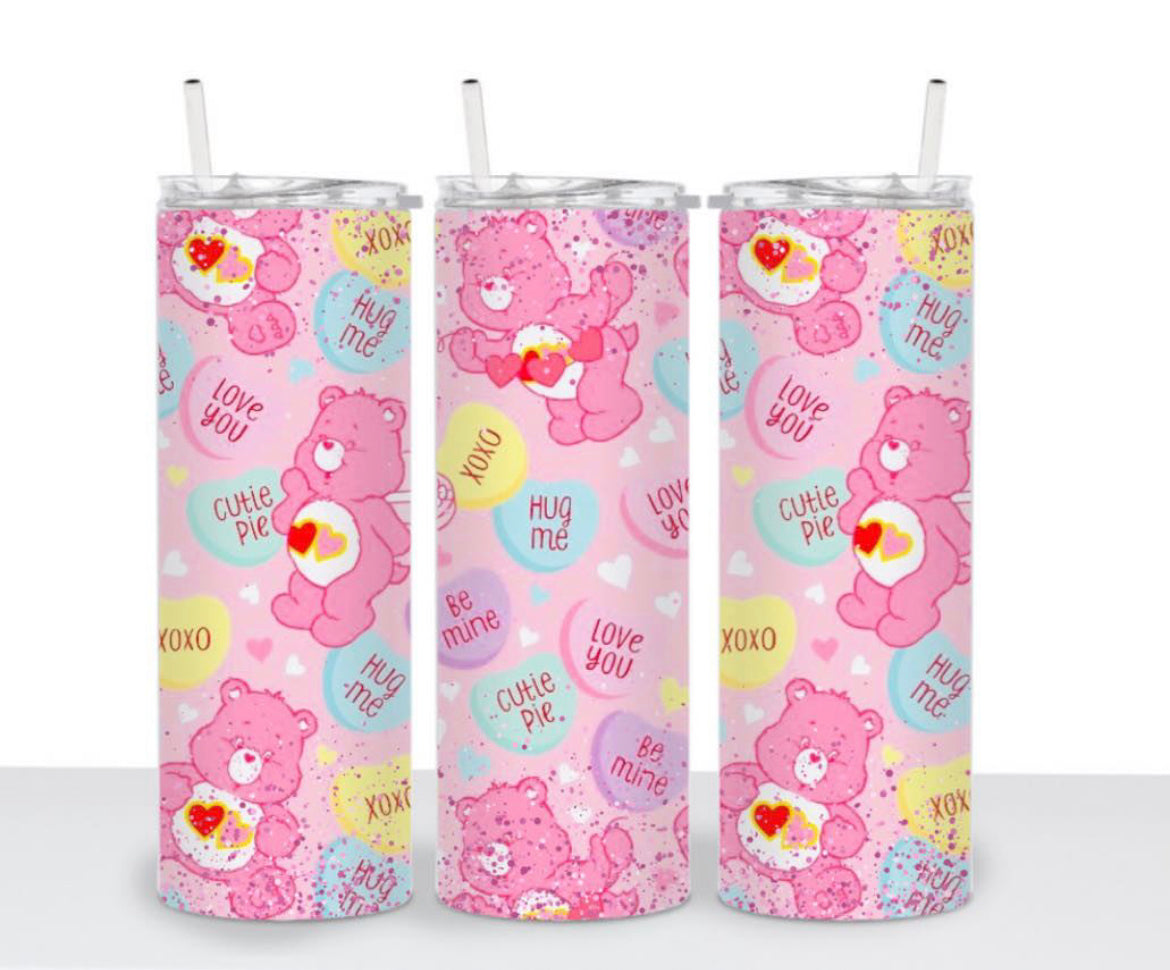 Valentines Bear 20oz tumbler